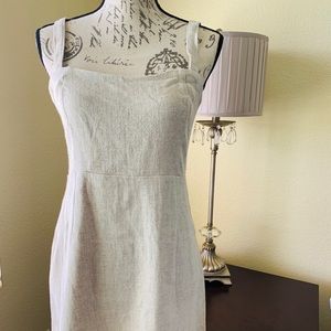 Khaki button back mini dress new with tags.